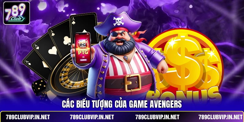 Các biểu tượng của game Avengers
